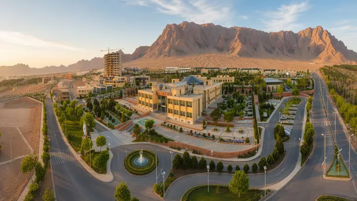 نمای هوایی شهرک علمی و تحقیقاتی اصفهان